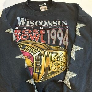 Wisconsin rose bowl crewneck sweatshirt